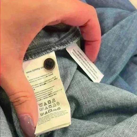 NWT Tommy Hilfiger sz 4 Blue A-line sundress - Picture 10 of 11